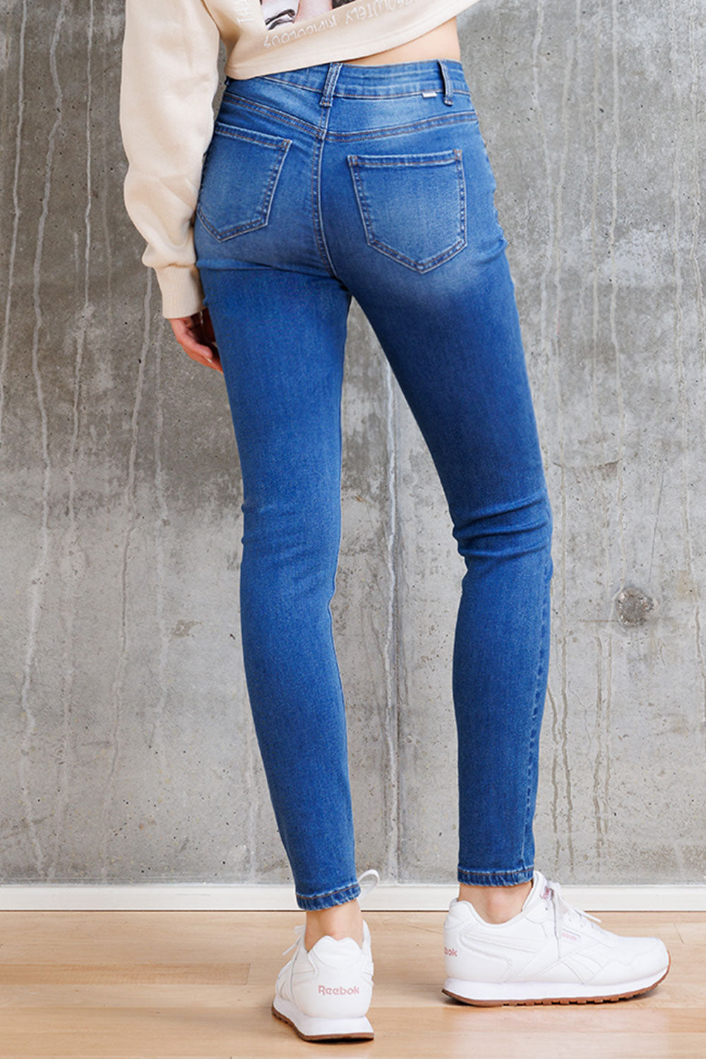 Super Stretch High Rise Skinny Jeans
