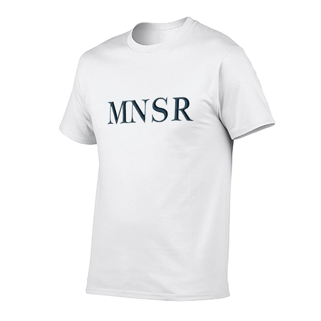 Munsieur Men's Tee Cotton Signature Print Design "MNSR"