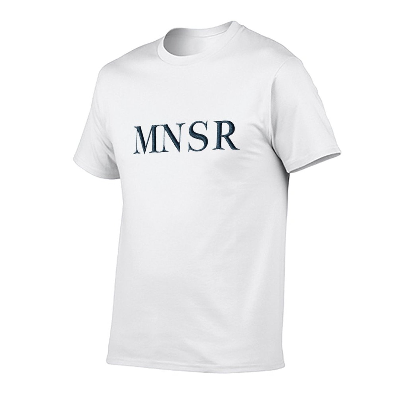 Munsieur Men's Tee Cotton Signature Print Design "MNSR"