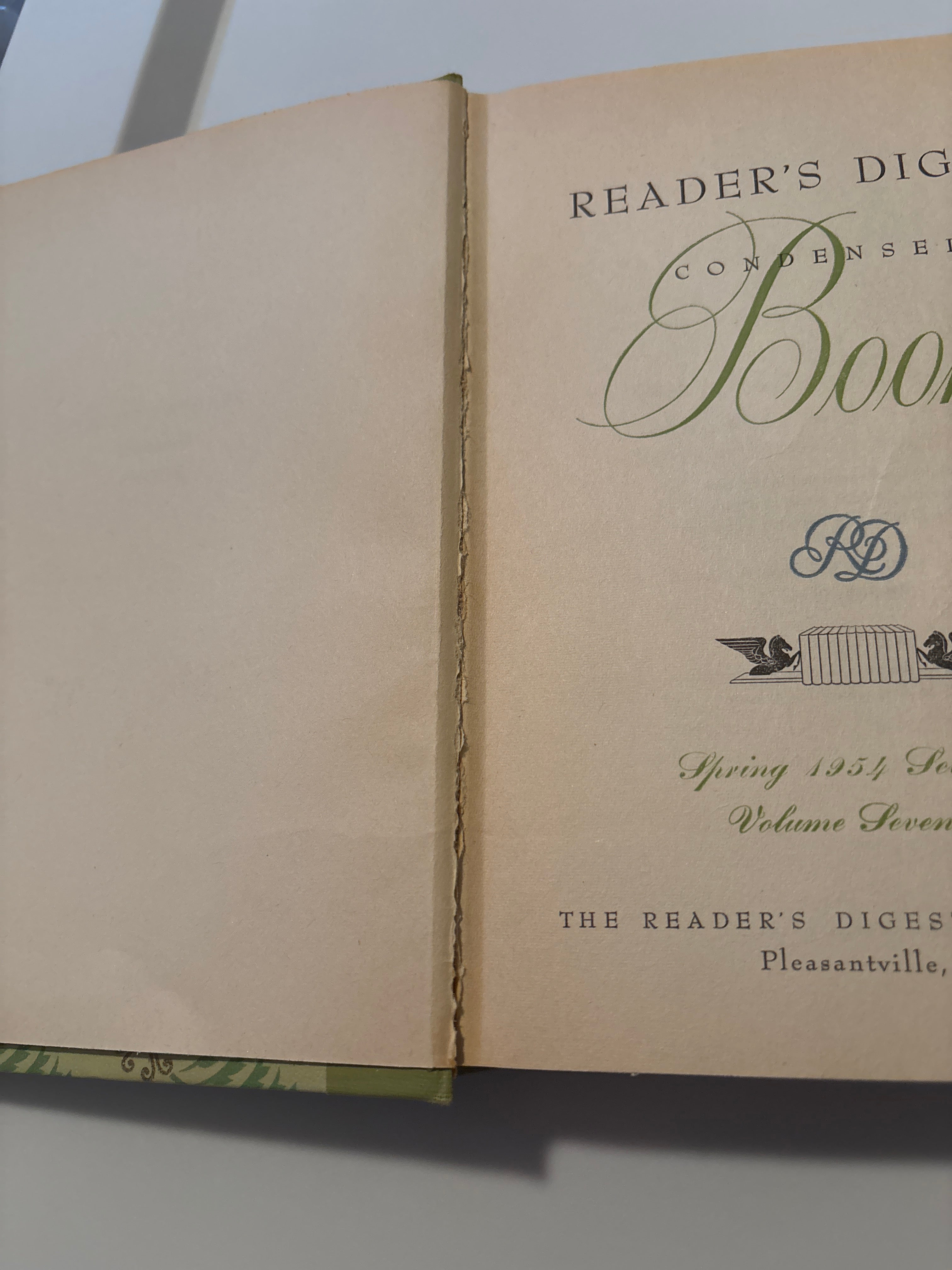 Reader's Digest Condensed Books 1954 Selections Volume 17 - 5 Books in one