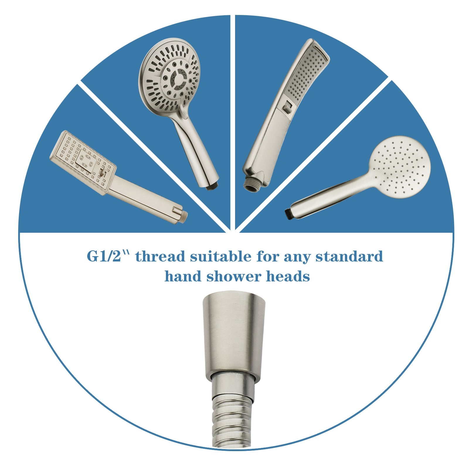 79 Inch Shower Hose For Hand Held Shower Head-Stainless Steel Hose