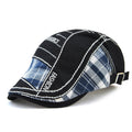 Duck Tongue Hat Plaid Patchwork Parallel Arrow