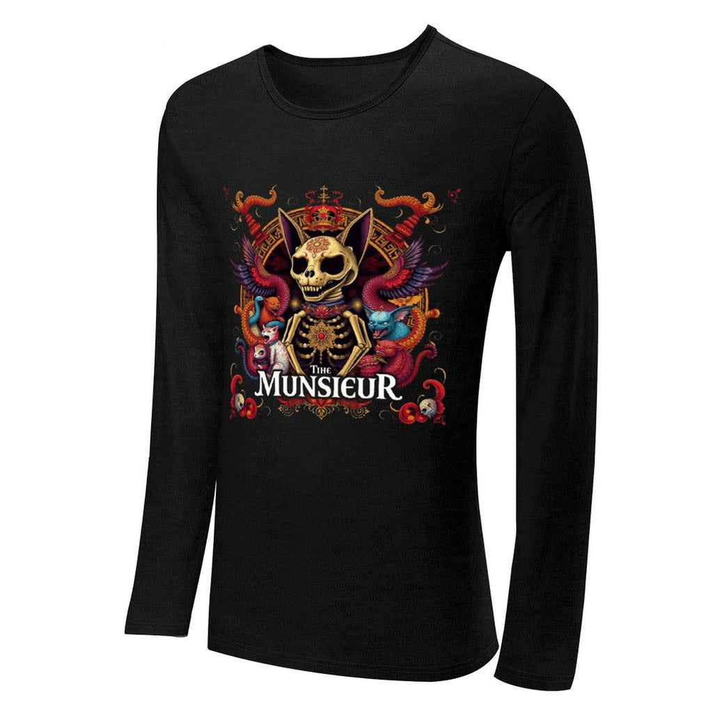 Munsieur Long Sleeve Tee for Men: Lightweight Feel with a Premium Look