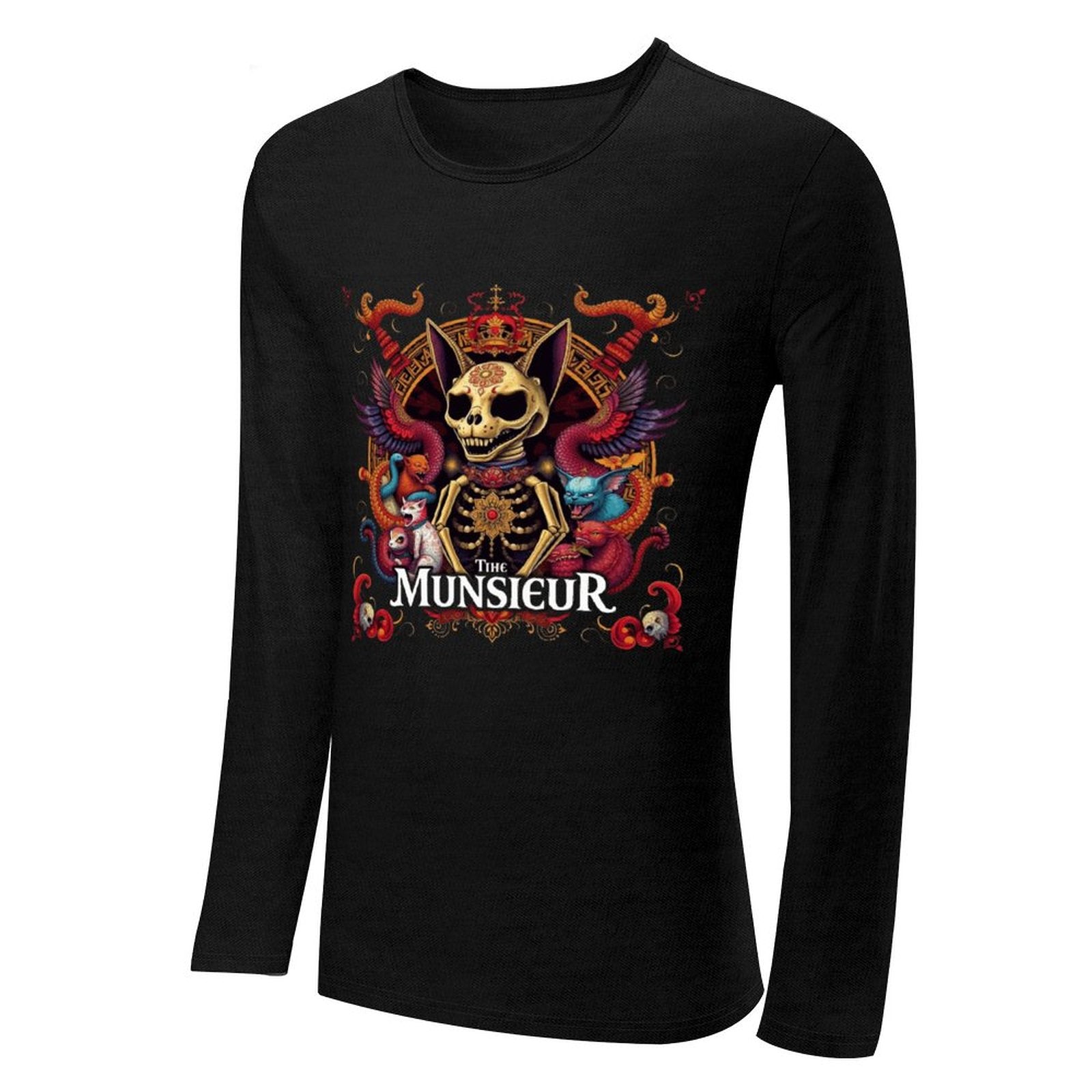Munsieur Long Sleeve Tee for Men: Lightweight Feel with a Premium Look