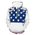 Munsieur Men's Graphic Hoodie America's Pride Hoodie 4th of July Independence Day Collection