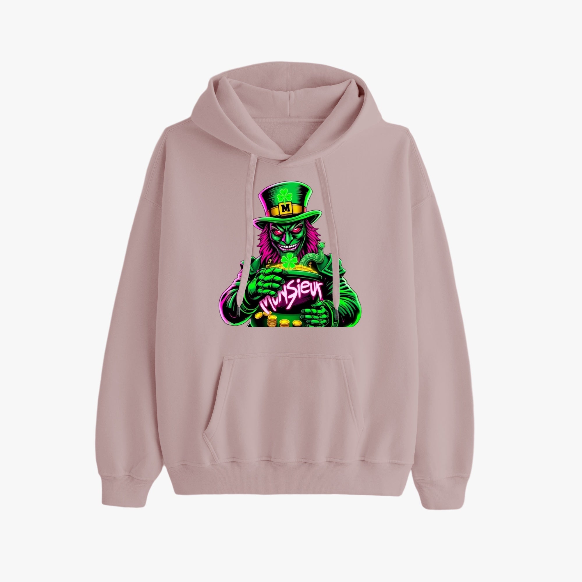 St. Patrick's Day Collection Munsieur Leprechaun Mafia Unisex Premium Pullover Hoodie Sweater