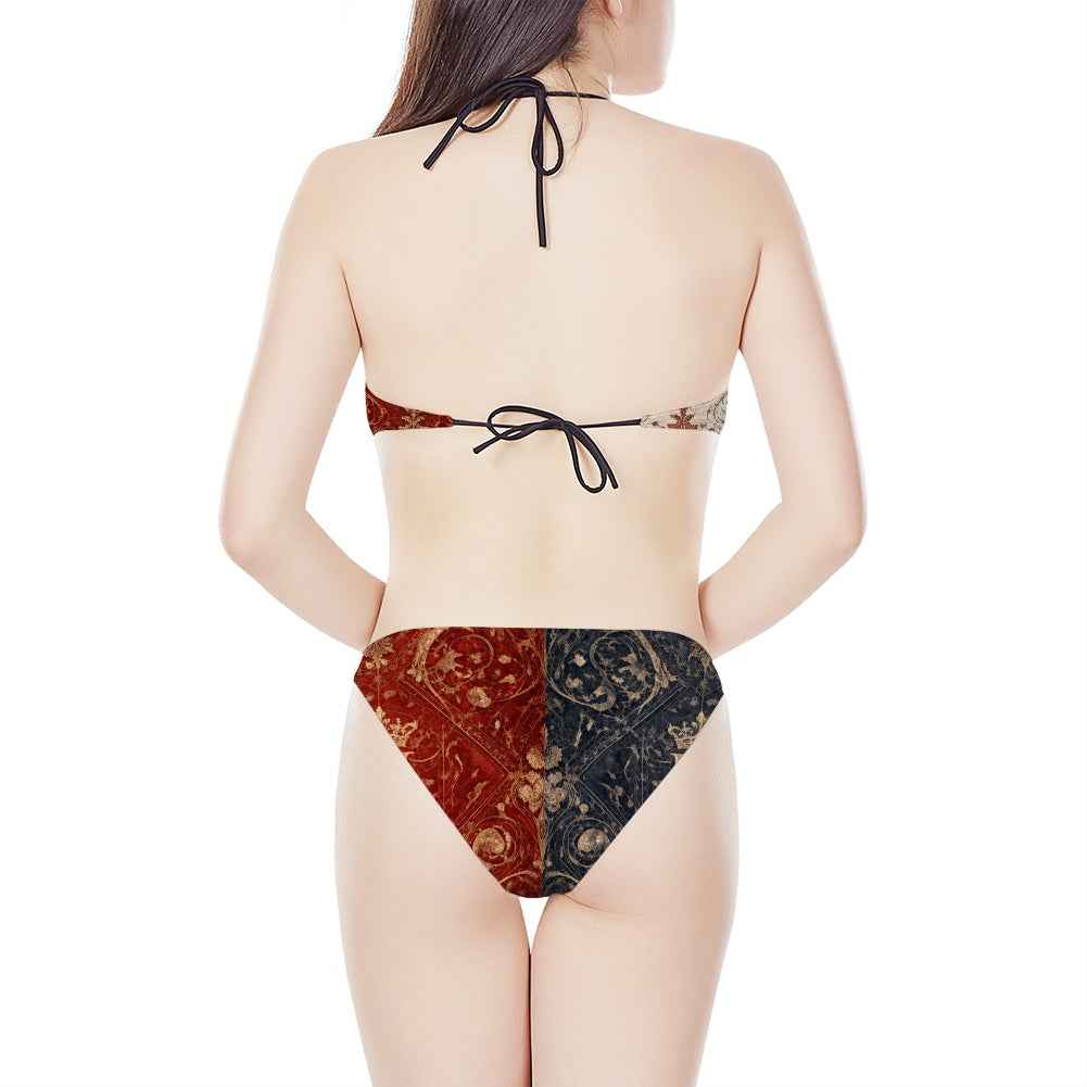 MUNSIEUR Wrapped-chest Bikini 4th of July Collection