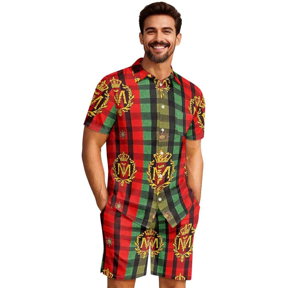 Men's Summer Shorts Set - Two Piece Casual Outfit for Men
