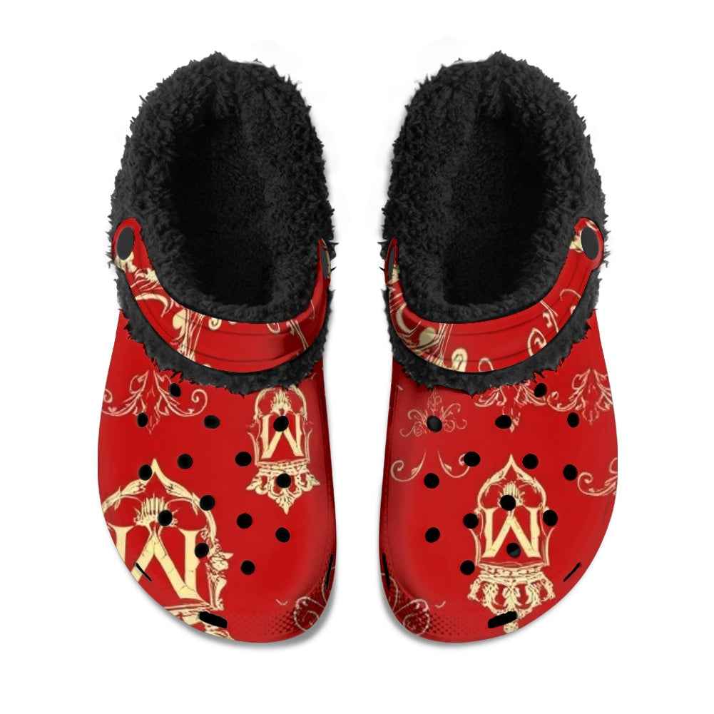 MUNSIEUR Fuzzy Crocs Sandals New Arrivals