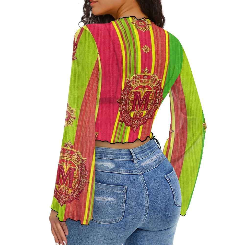 Cascade Sleeve Blouse