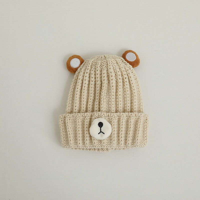 Autumn and winter children warm knitted hat