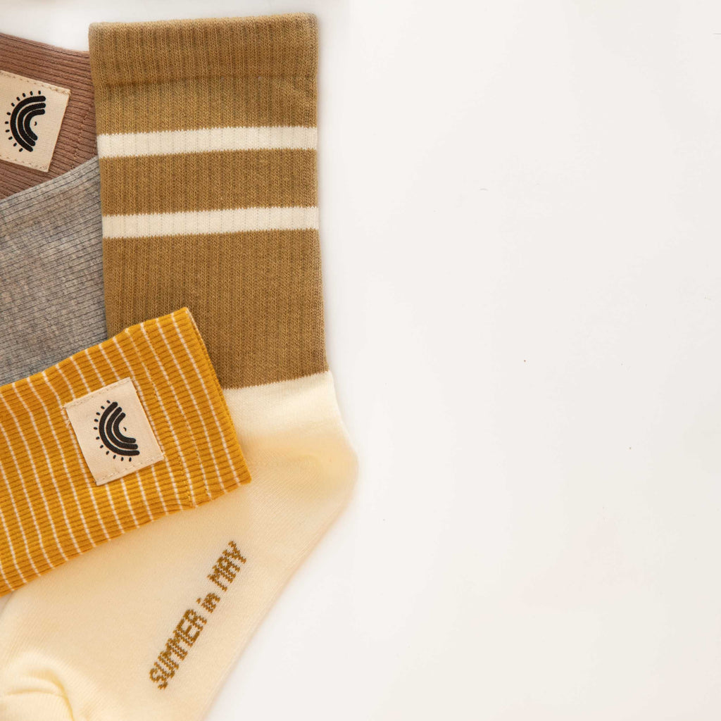 Socks - Olive Rays