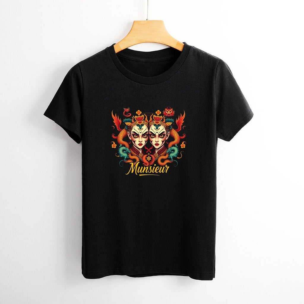 Munsieur T-Shirt for Women: Classic Comfort with a Contemporary Twist for Her