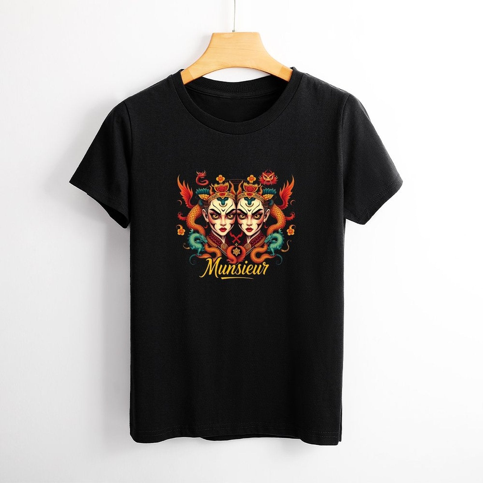 Munsieur T-Shirt for Women: Classic Comfort with a Contemporary Twist for Her