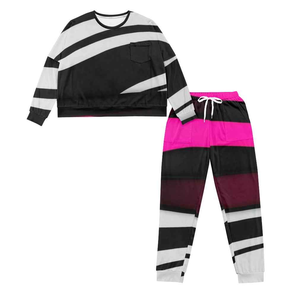 MUNSIEUR Women's Drawstring Pajamas Set