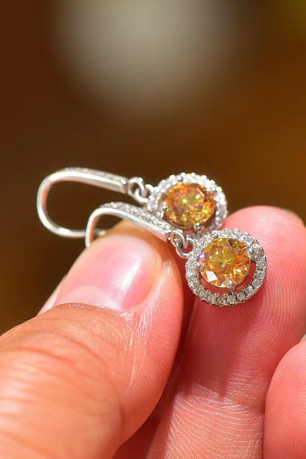 Platinum-Plated 2 Carat Drop Earrings Premium Moissanite jewelry by Munsieur. Lab-grown brilliance, flawless clarity, hand-set designs. Shine harder. Drop limited, forever flex.