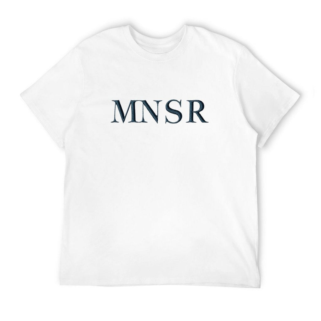 Munsieur Men's Tee Cotton Signature Print Design "MNSR"