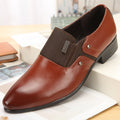 Men's Shoes Business Casual Fashion Casual Pointed Toe Leather Shoes