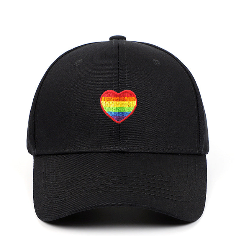 Men's Fashion Rainbow Embroidered Outdoor Sun Hat