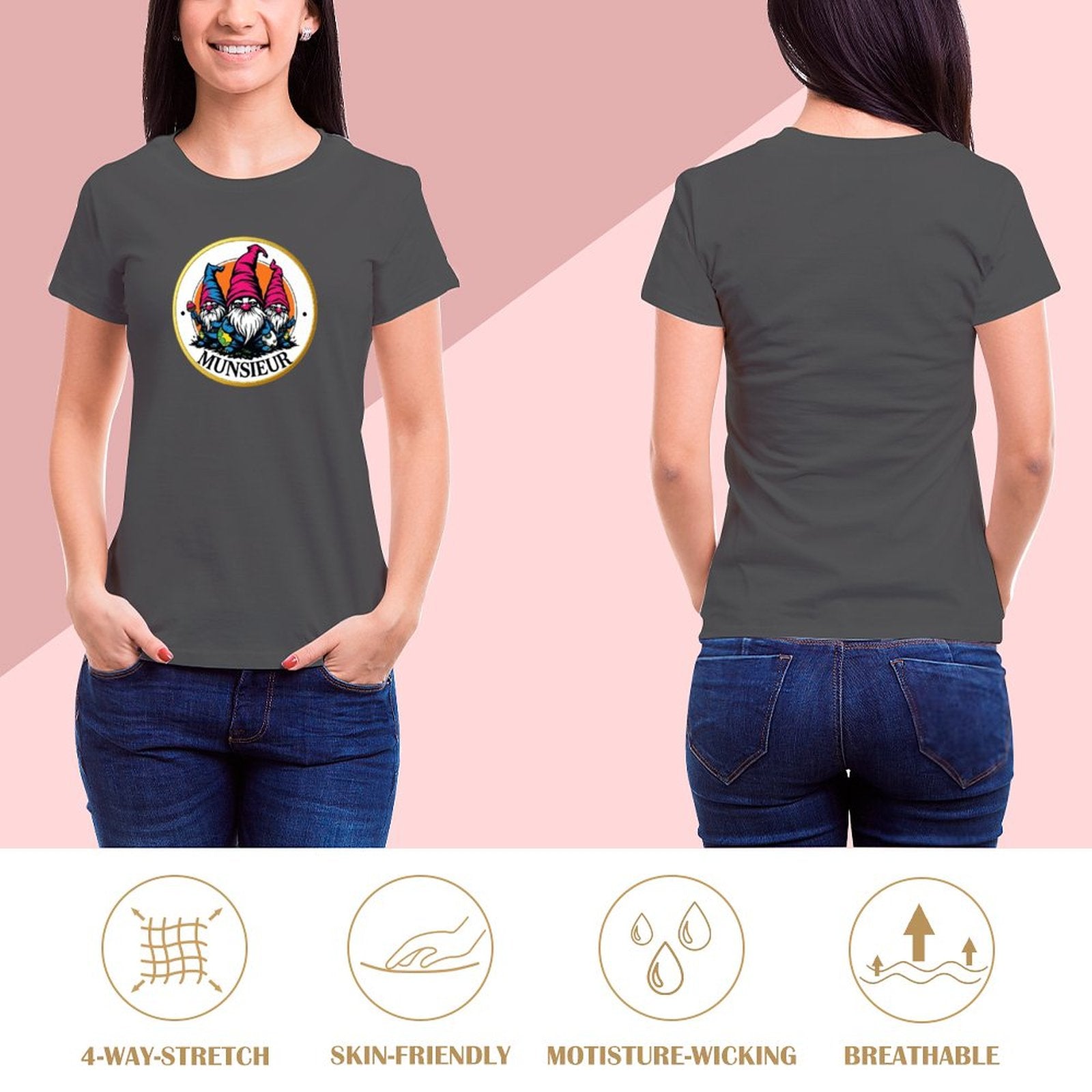 Discover MUNSIEUR Women's Premium Women's T-Shirts for a Chic, Casual Look for Her