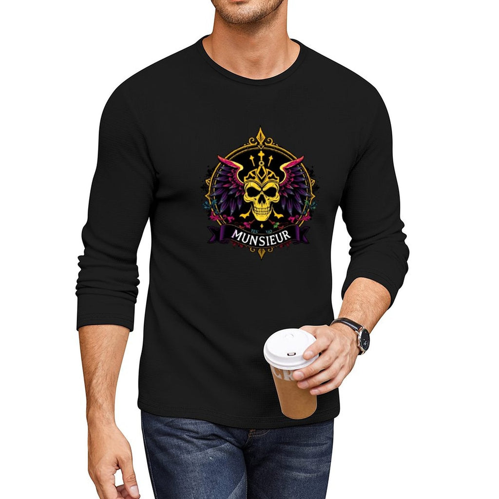 Munsieur Long Sleeve Tee for Men: Ultra-Soft Fabric for All-Day Wear