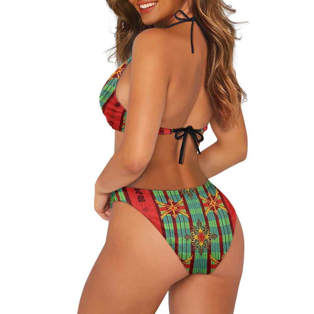 Women's Wrapped Chest Bikini - Two Piece Swimsuit for Beach & Pool