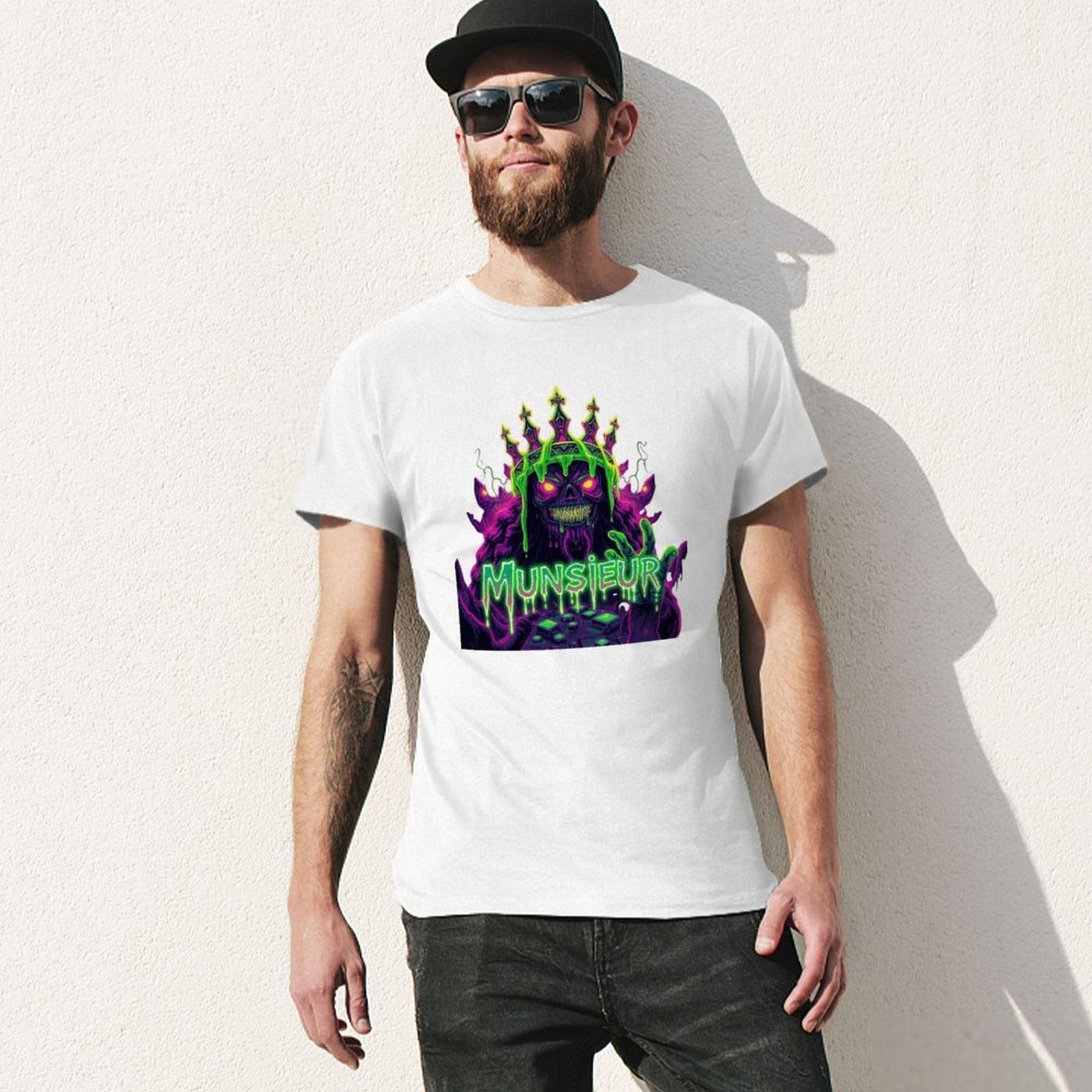 Munsieur Men's Emerald Isle Halloween Streetwear Tee