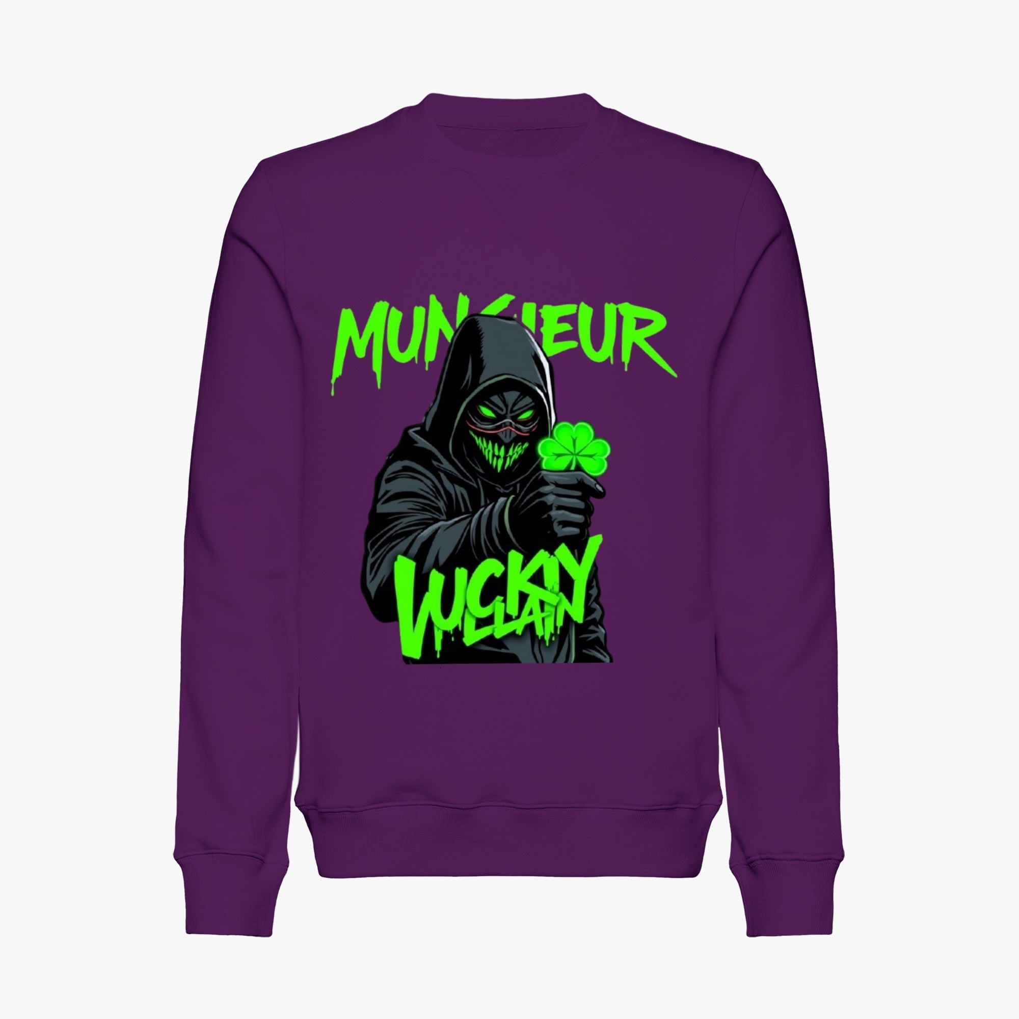 St. Patrick's Day Collection Munsieur Unisex Clover Gang 🍀 Crewneck Hoodie Sweater