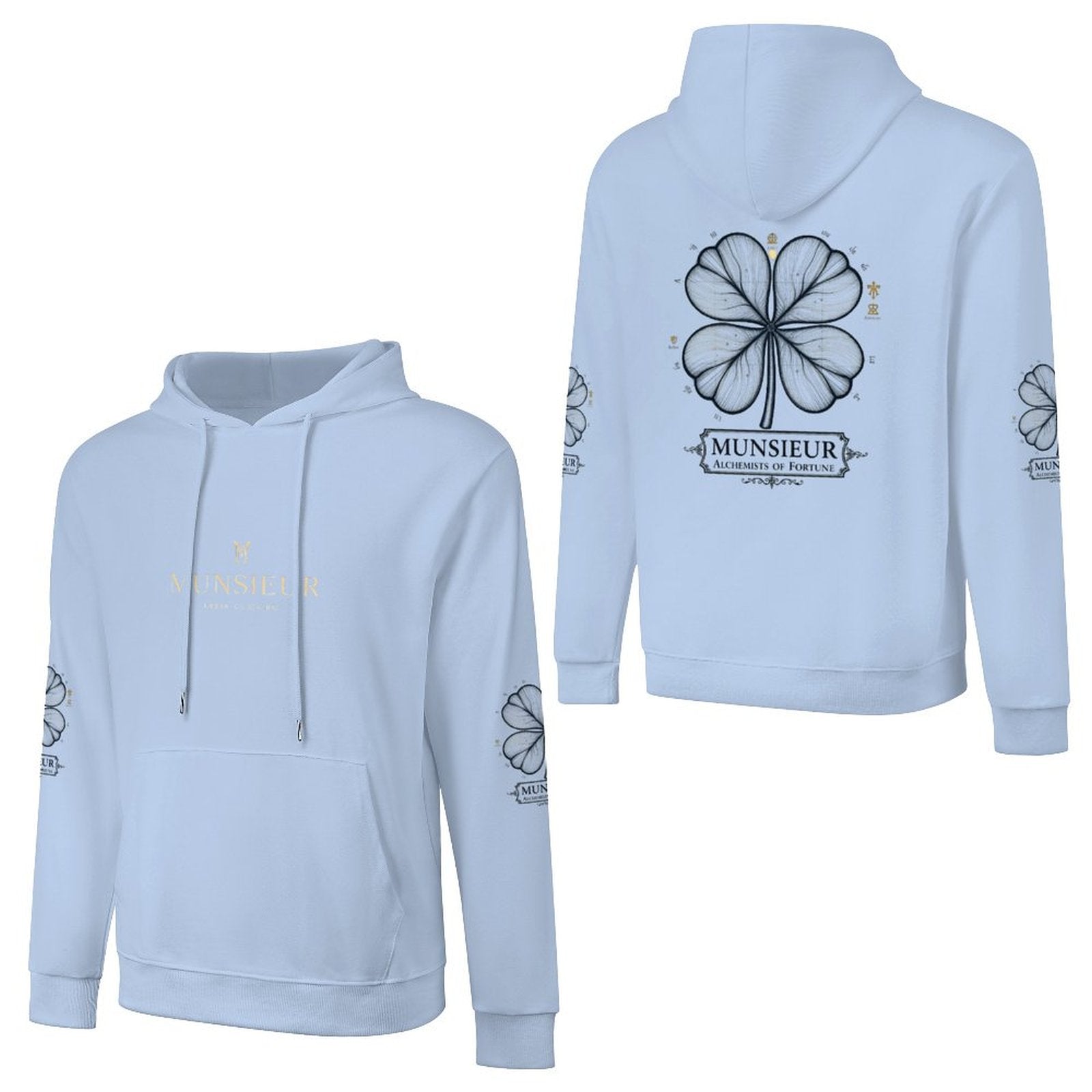St. Patrick's Day Collection Cotton Men's Alchemist Hoodie with Pocket