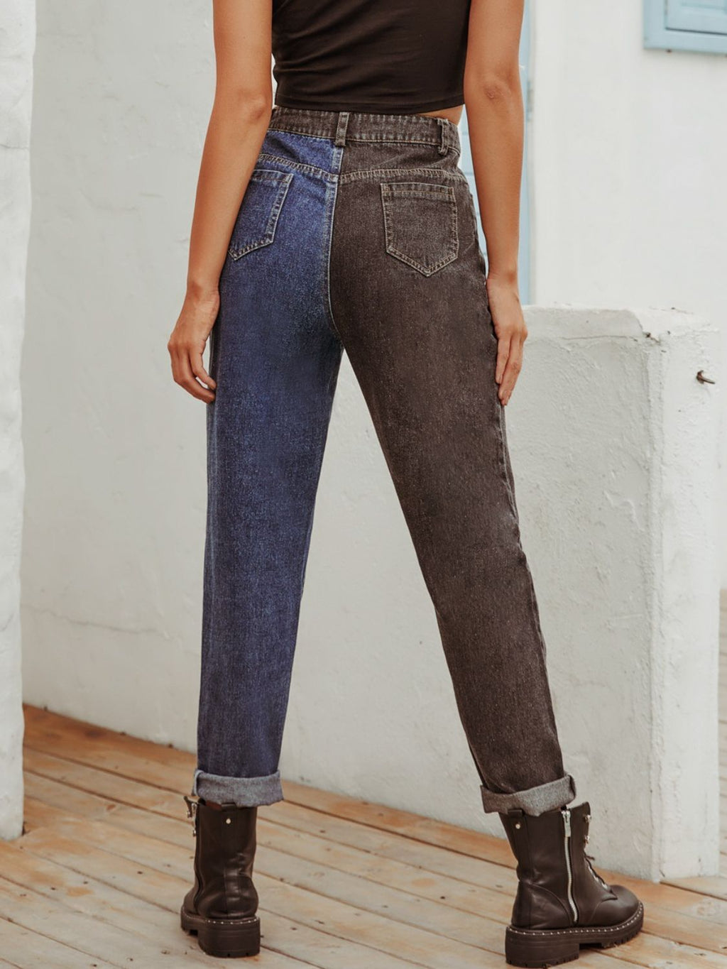 Jeans for Women Straight Cut Comfortable Denim