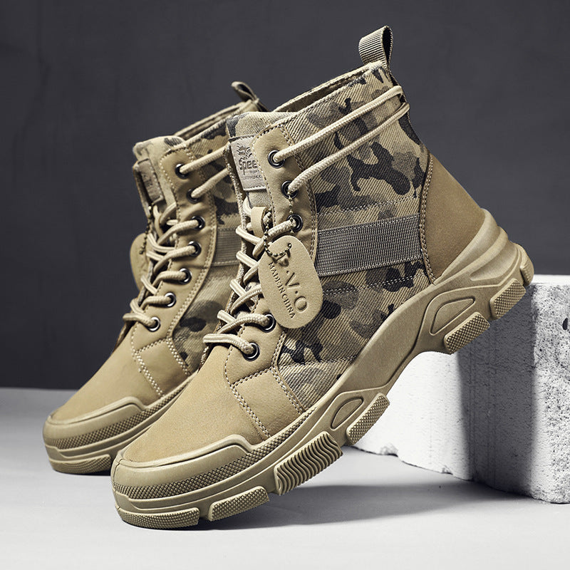 Camouflage Tooling Men's Striders Casual Waterproof