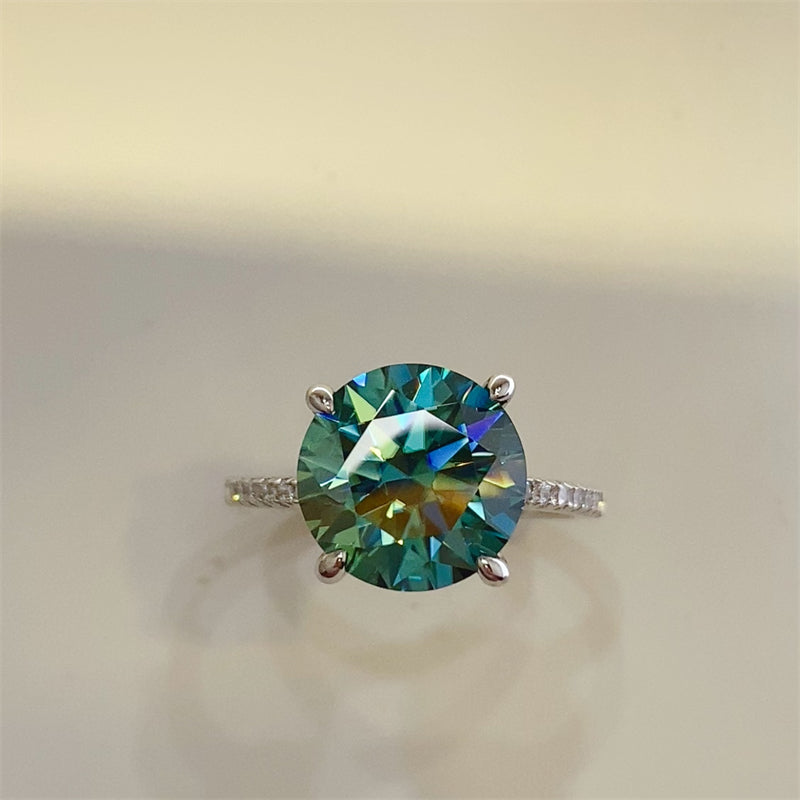 5 Carat Lab-grown Diamond Ring Sterling Silver VVS Quality