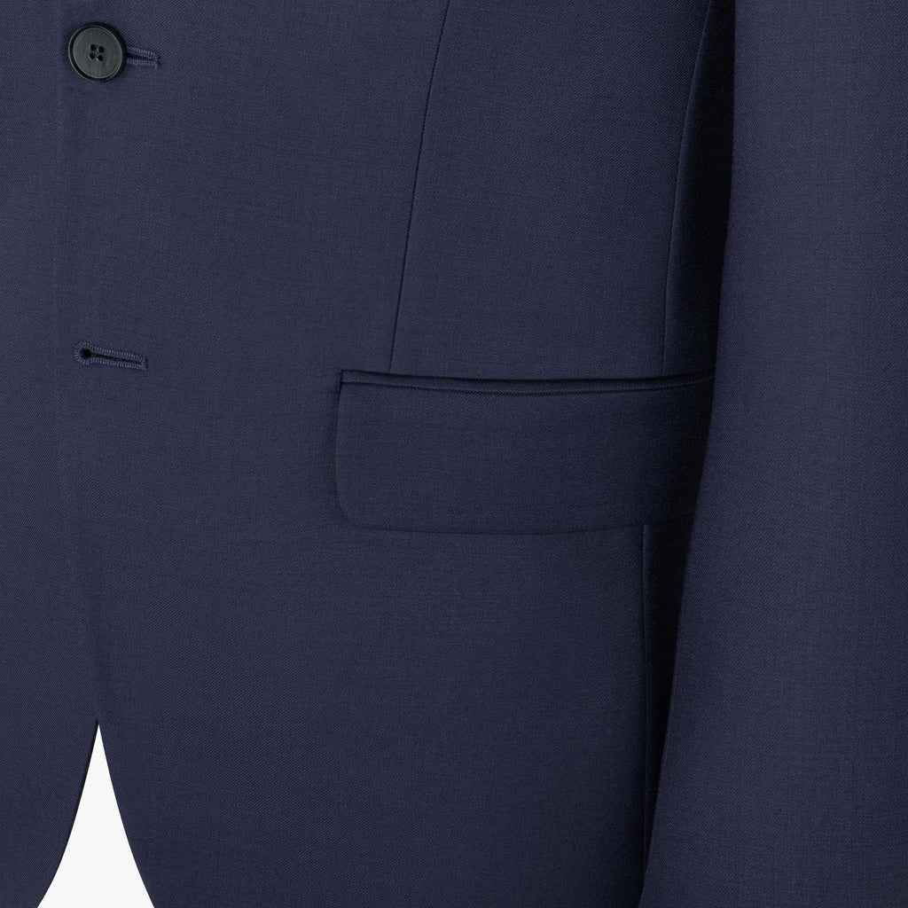 Munsieur Custom Italian Tailored Ready-to-Wear Navy Blue Professional Suit Luxury slim fit