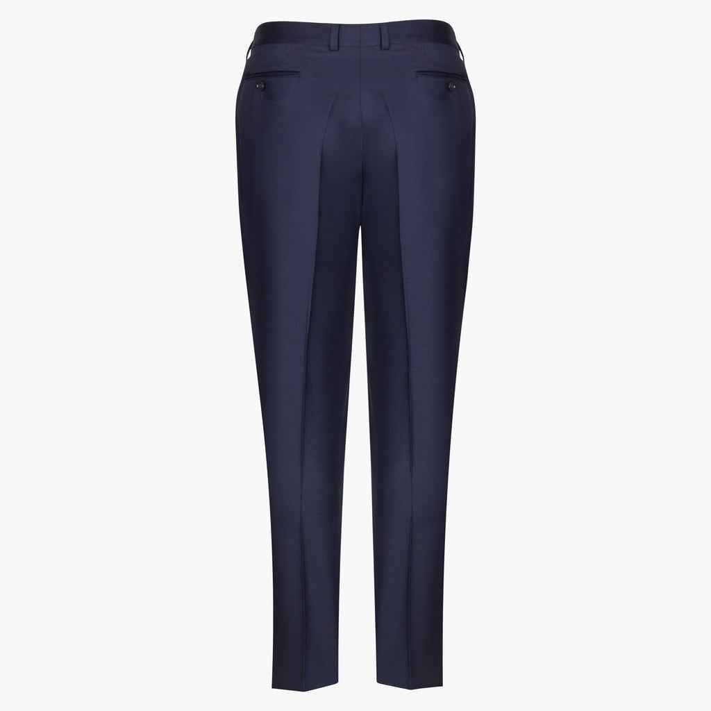 Munsieur Custom Italian Tailored Ready-to-Wear Navy Blue Possessional Professional Suit Tailored Slim Fit