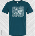 100th Day of School Subway Art Graphic Tee