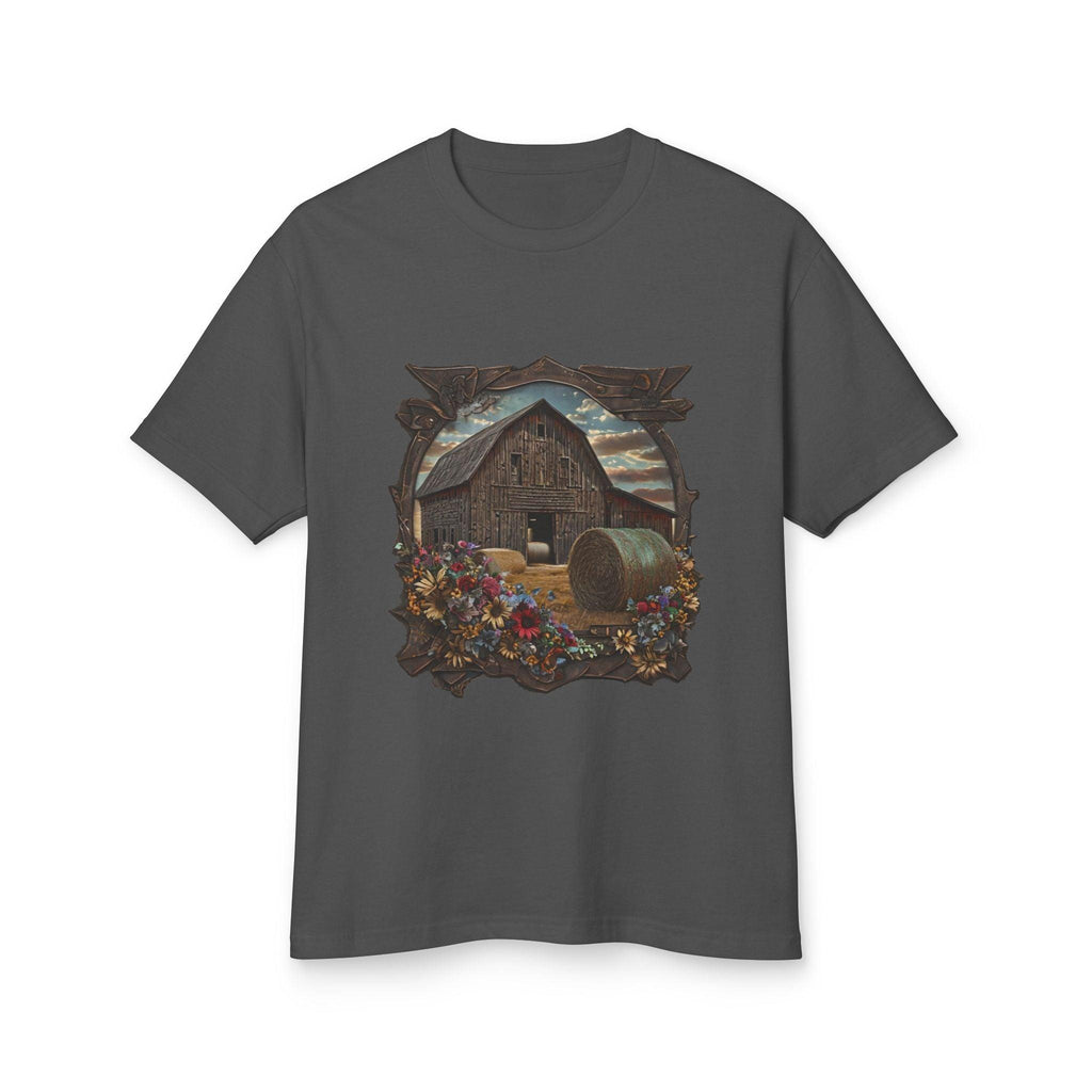 Weathered Barn and Wildflowers Tee