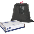 Trash Can Liners Medium Size - 30 gal Capacity - 32" Length x 30" Width x 1.05 mil (27 Micron) Thickness - Low Density - Black - Resin - 42/Box - 1 / Carton (GJO01230)