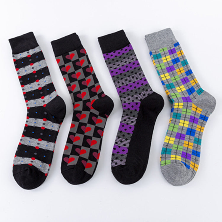 Men's Mid-calf Length Socks Europe And America