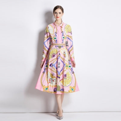 Collared Two Piece Set Dress