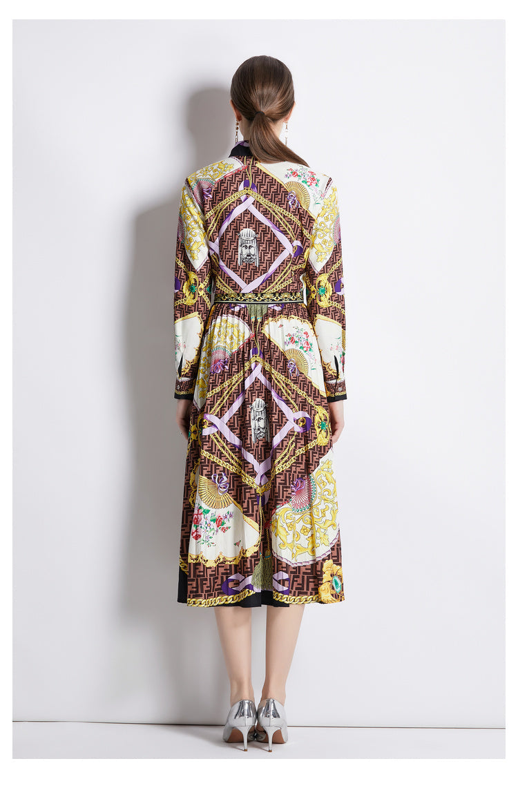 Collared Two Piece Set Dress