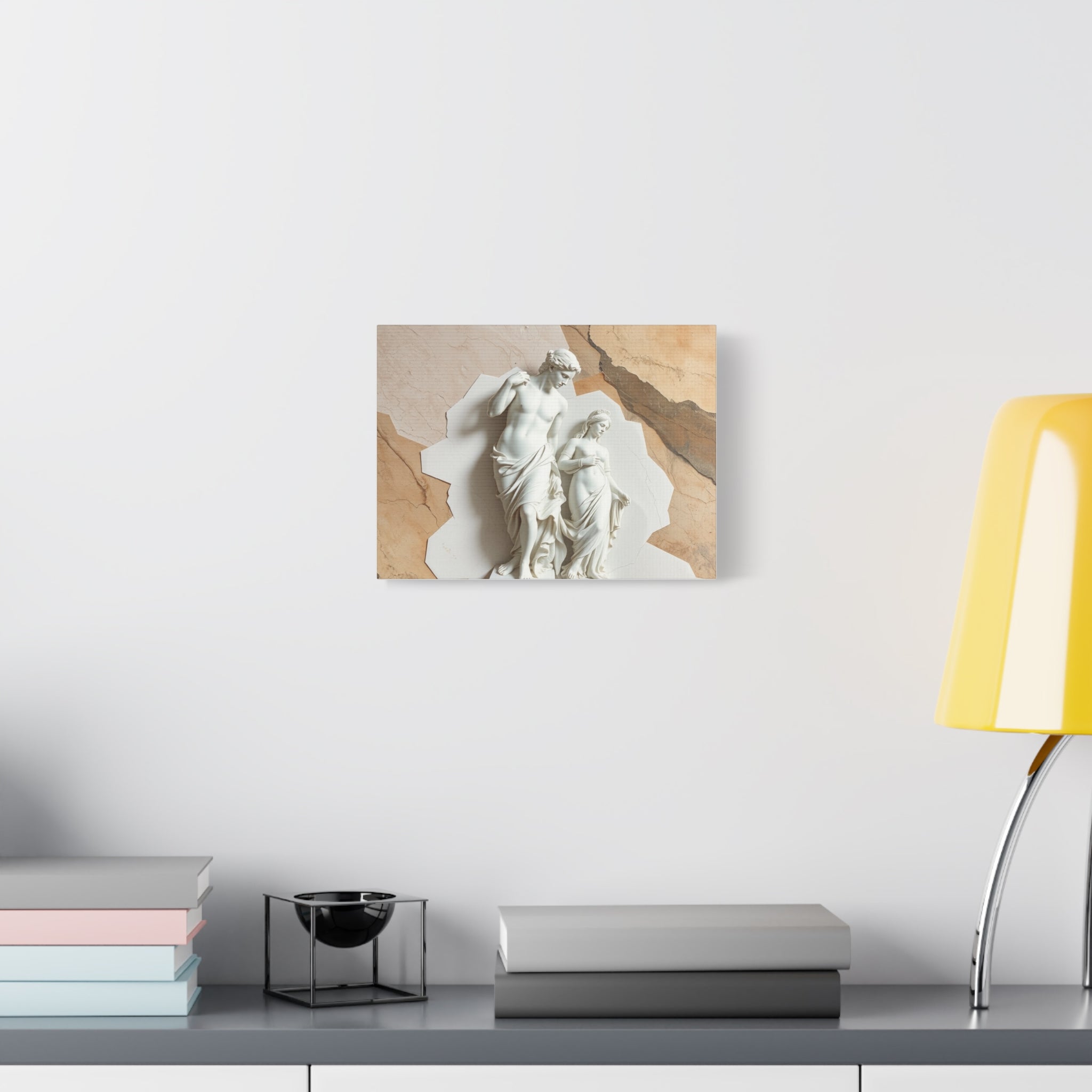 Elegant Pre-Raphaelite Canvas Art, Wall Decor, Home Gallery, Gift for Art Lovers, Classic Sculpture Print, Living Room Accent