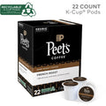 Peet's Coffee® K-Cup French Roast Coffee Compatible with Keurig Brewer - Dark - K-Cup - 22 / Box (2405)