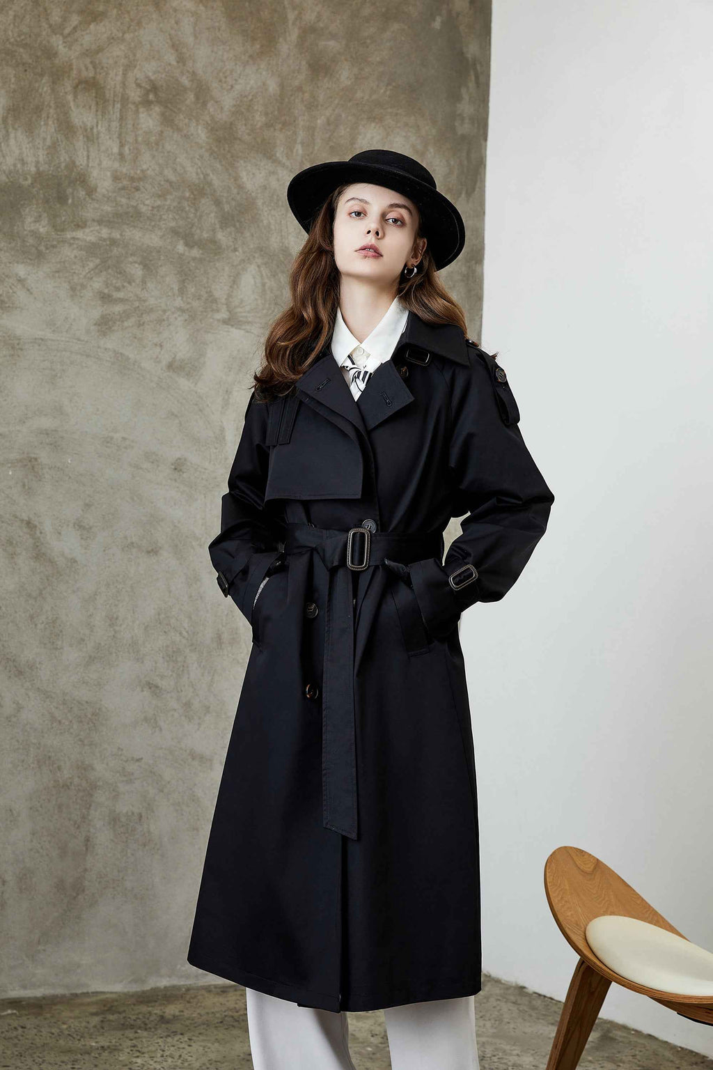 MUNSIEUR Overknee Jacket Long Trench