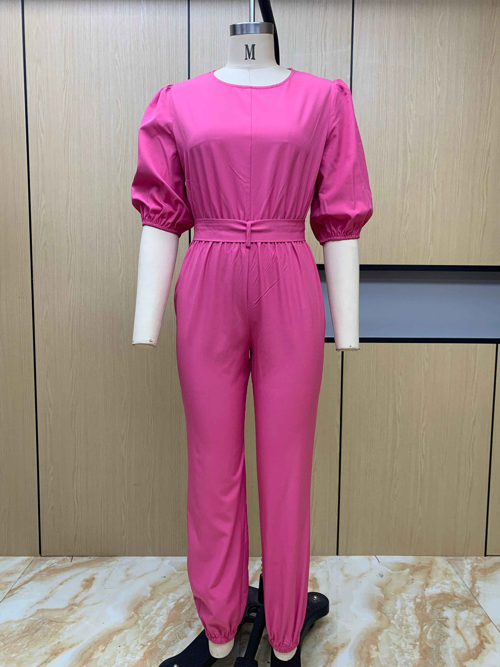 Half Sleeve Jumpsuit Spring