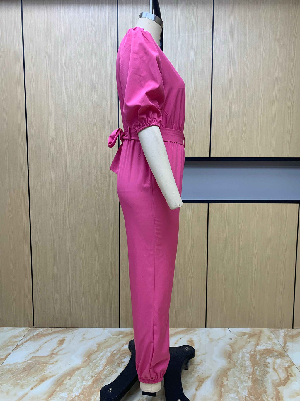 Half Sleeve Jumpsuit Spring