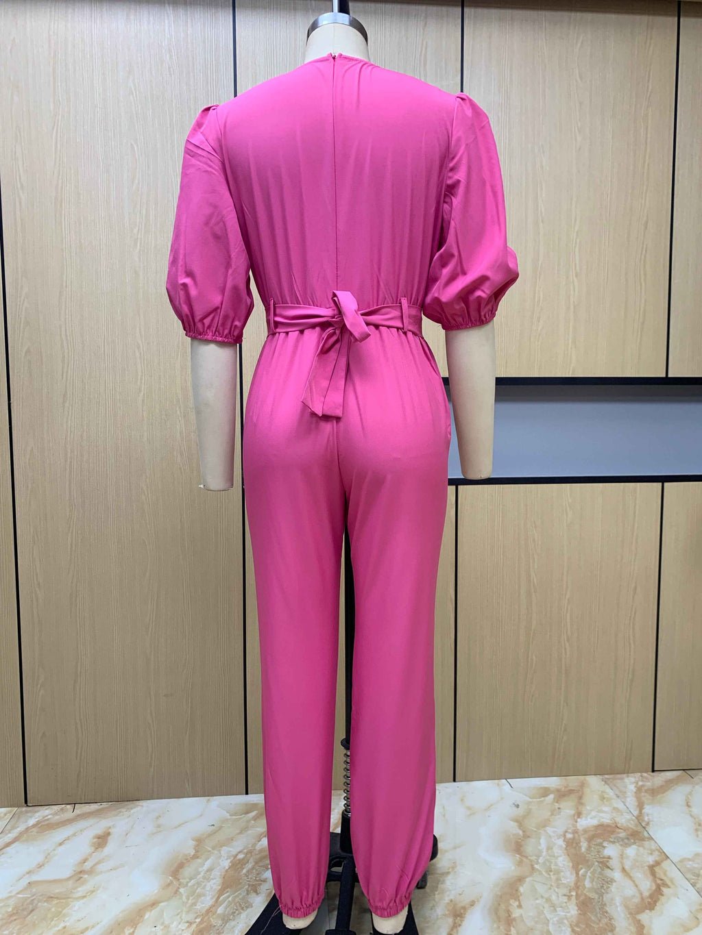 Half Sleeve Jumpsuit Spring
