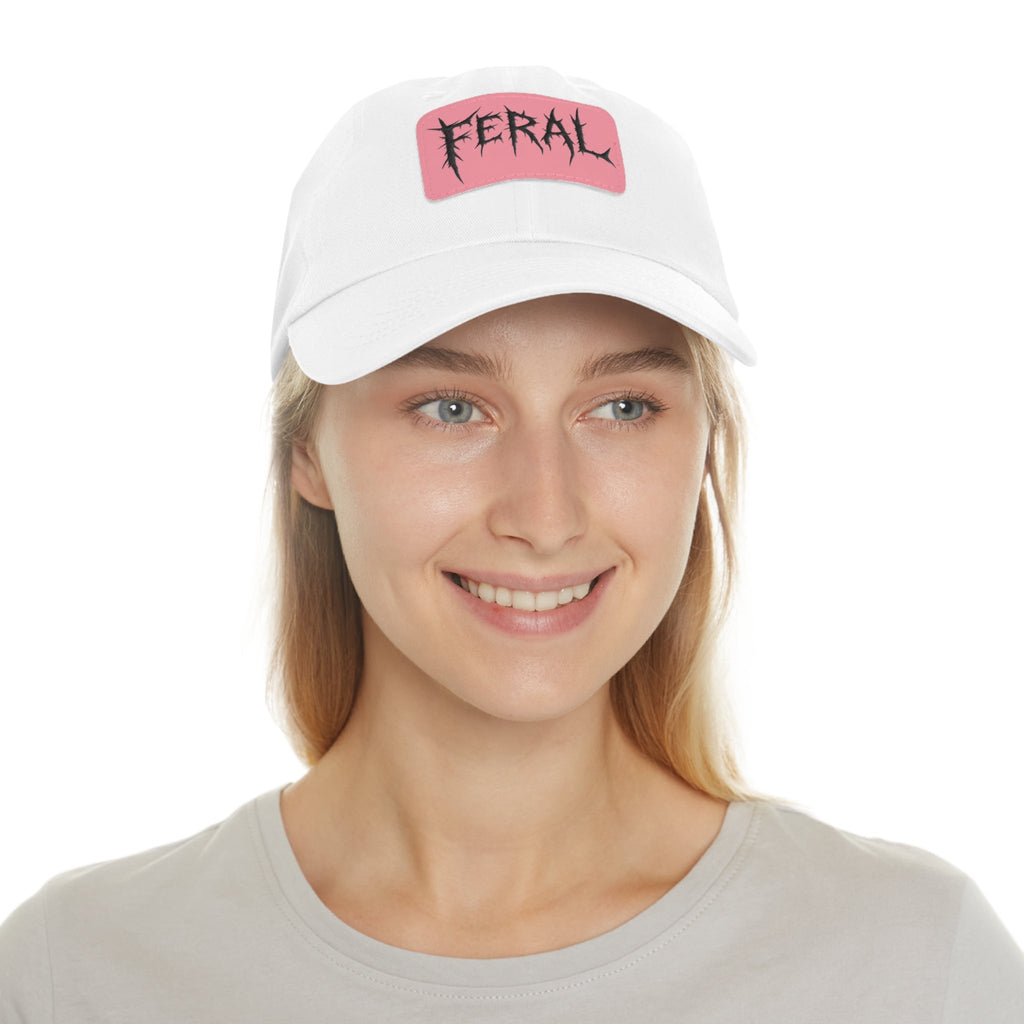FERAL Embroidered Leather Patch Hat – Trash Cult Supply Co.