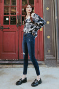 Destructed Ankle Skinny Jeans