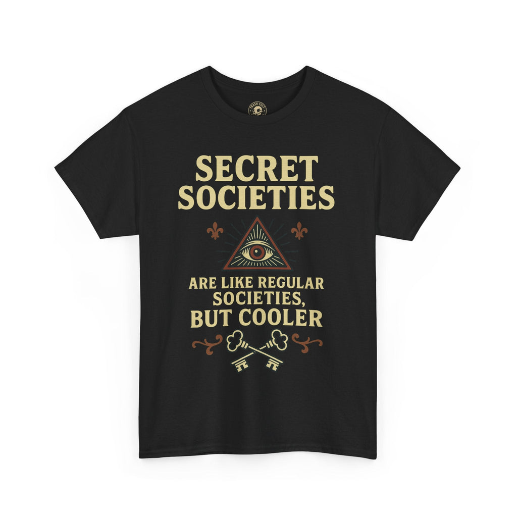 Secret Societies Shirt – Illuminati Eye Graphic Tee – Gildan 5000 Soft Cotton – Trash Cult Vintage Design