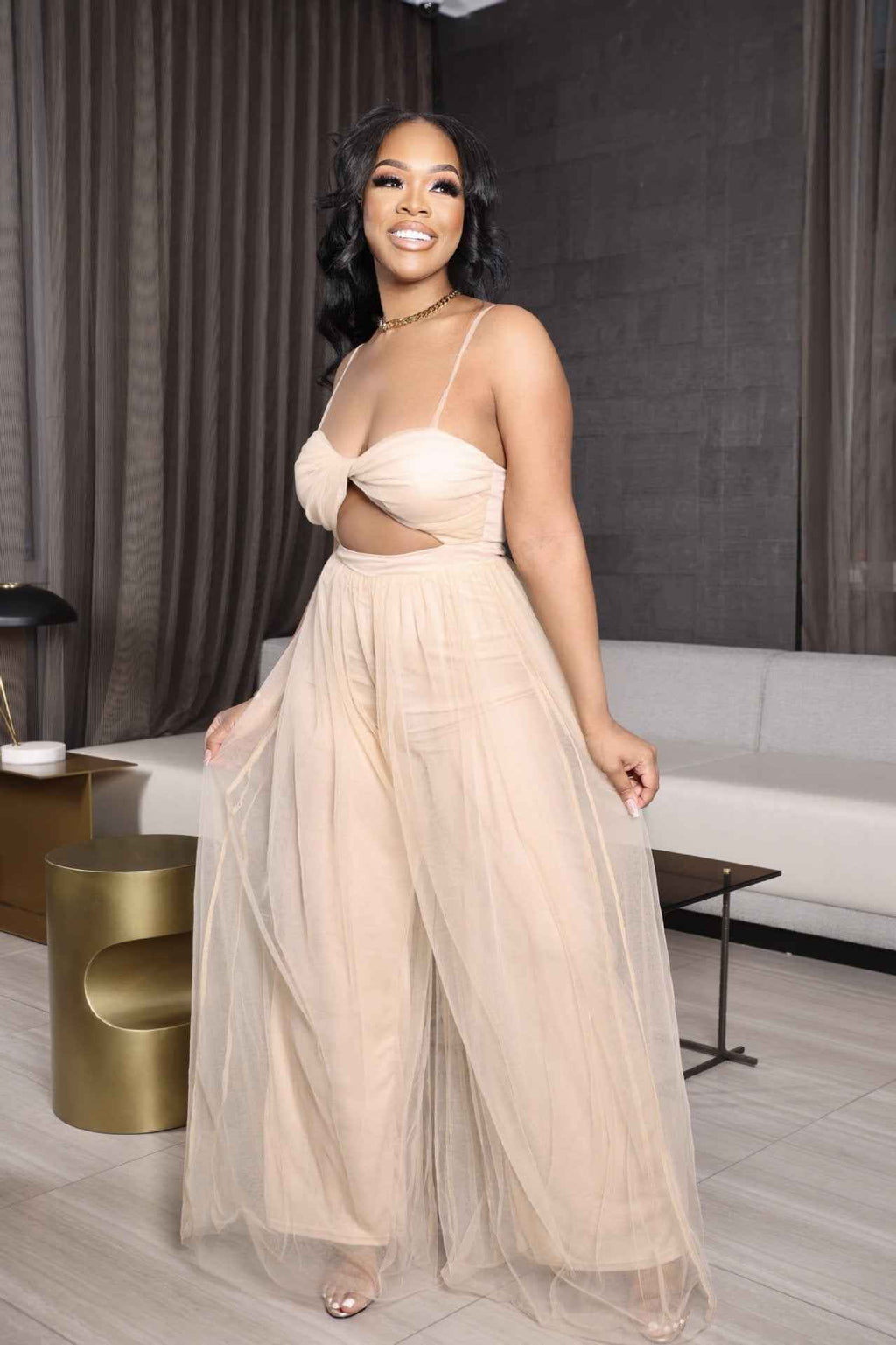 Crop Top Spaghetti Strap Sexy Jumpsuit Women